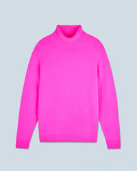 UTOPIC PINK / NEW / QTY : 1 / Pull Col Roulé - Utopic Pink
