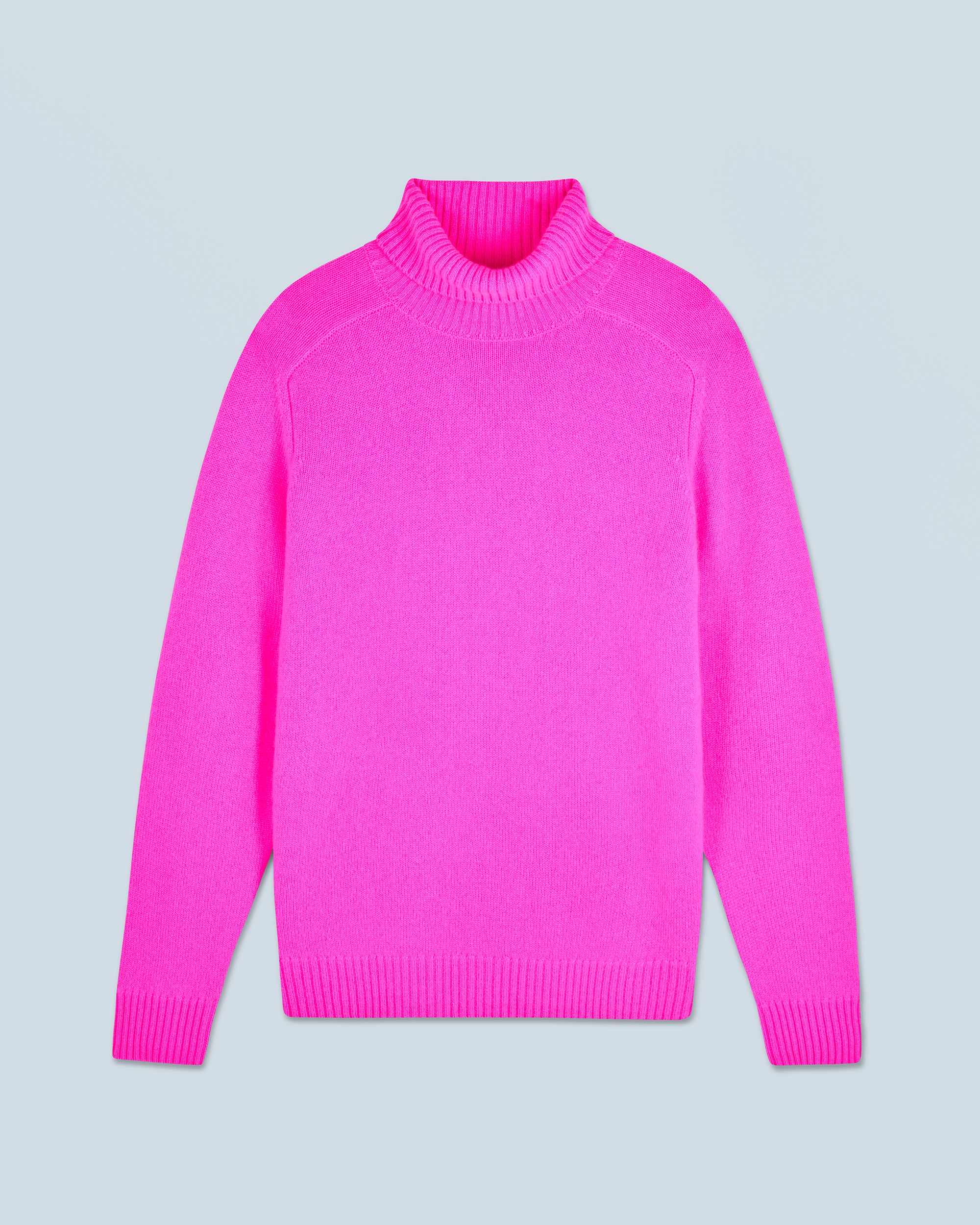 UTOPIC PINK / NEW / QTY : 1 / Pull Col Roulé - Utopic Pink
