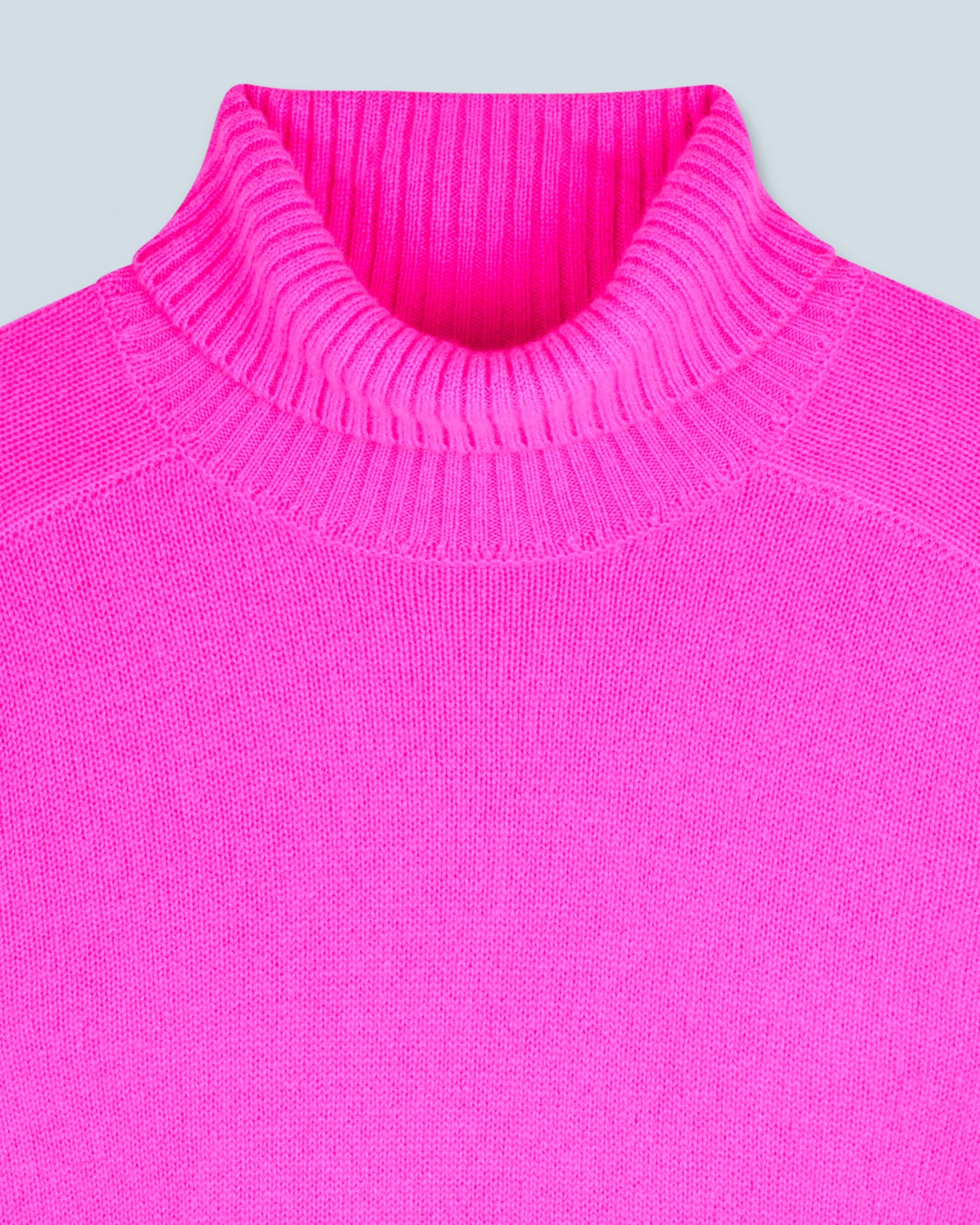 Pull col roulé en cachemire - Utopic Pink