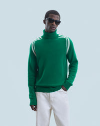 FOREST GREEN / NEW / QTY : 15 / Pull Col Roulé - Forest Green