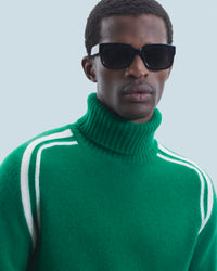 FOREST GREEN / NEW / QTY : 15 / Pull Col Roulé - Forest Green