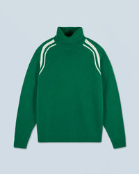 FOREST GREEN / NEW / QTY : 15 / Pull Col Roulé - Forest Green