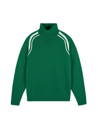 Pull col roulé en cachemire - Forest Green
