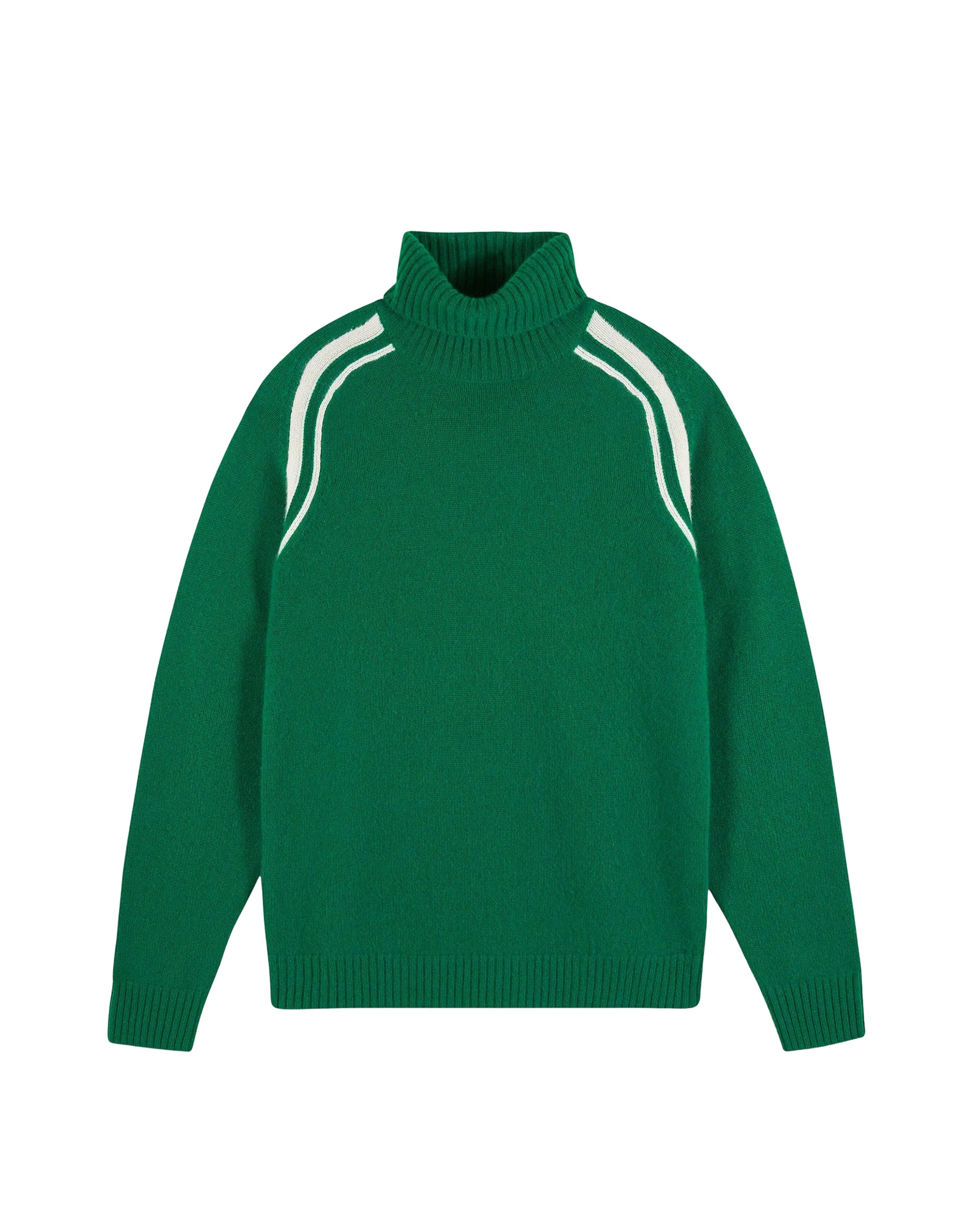 Pull col roulé en cachemire - Forest Green