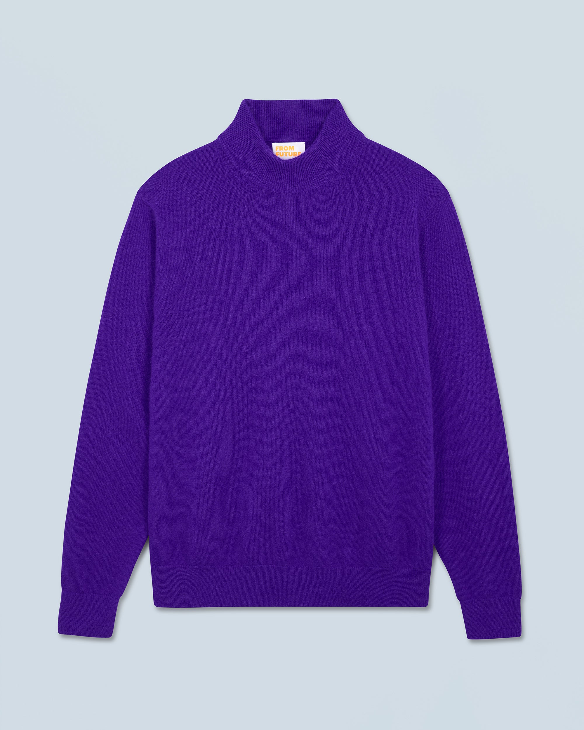 INTENSE PURPLE / NEW / QTY : 2 / Pull Col Montant Basique Léger - Intense Purple