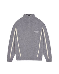 Pull à col camionneur en cachemire - Gris Chiné Foncé