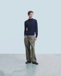 NAVY / DJV / QTY : 1 / Pull Col Montant - Navy