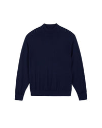 NAVY / DJV / QTY : 1 / Pull Col Montant - Navy