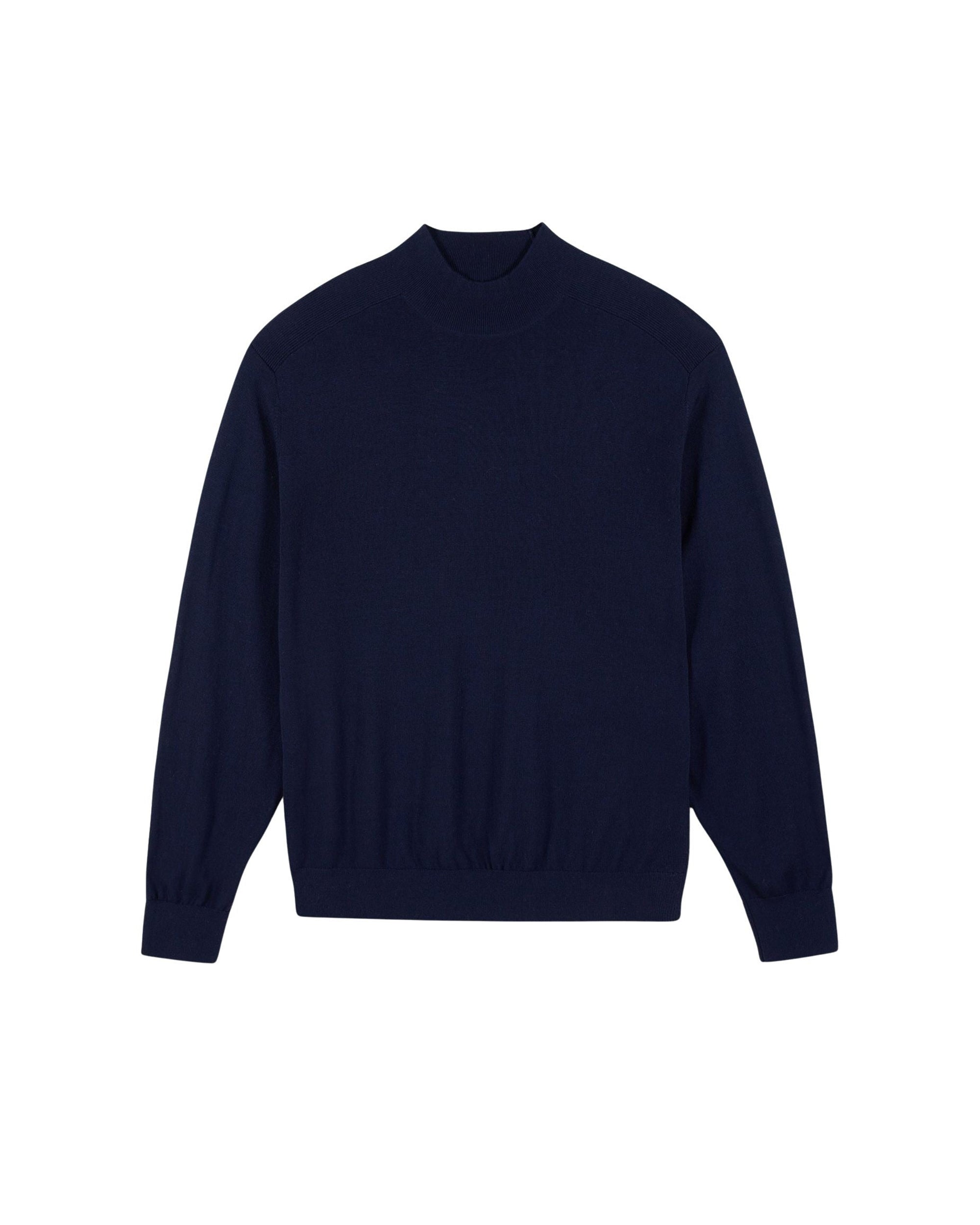 NAVY / DJV / QTY : 1 / Pull Col Montant - Navy