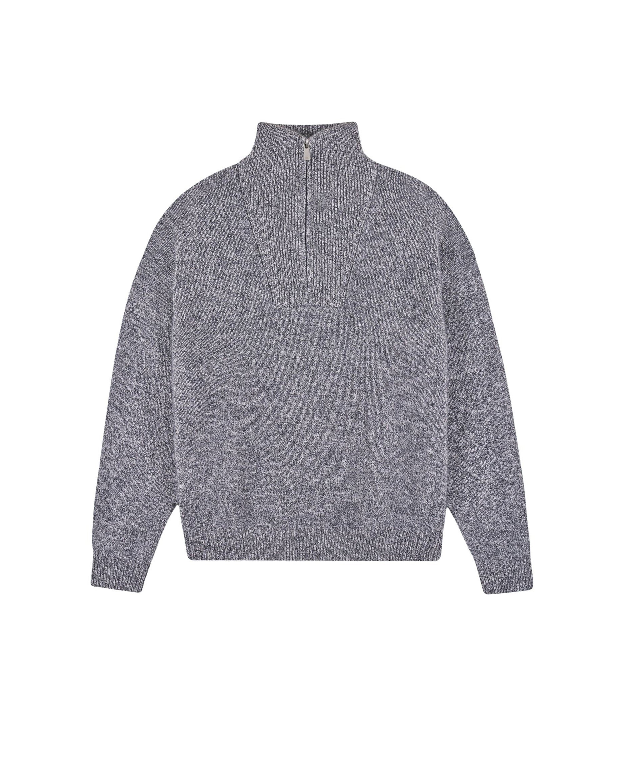 BLACK MOULINE / DJV / QTY : 0 / Pull Col Camionneur - Black Mouline