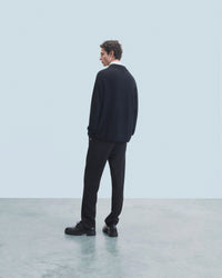 Y. ONLY PORTE / NOIR / DJV / QTY : 0 / Pull Col Polo - Noir