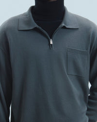 LAVA GREY / DJV / QTY : 1 / Pull Col Camionneur - Lava Grey