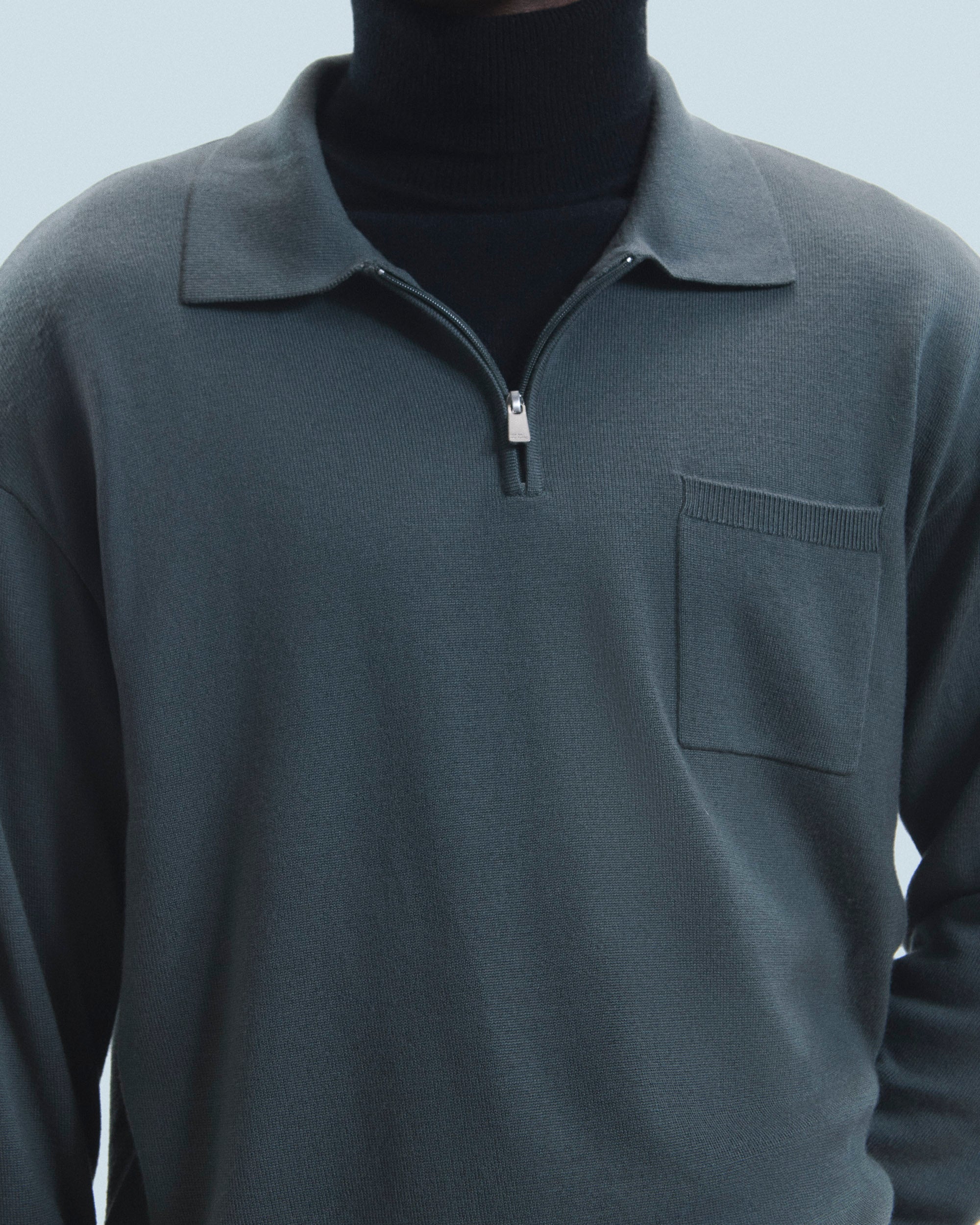 LAVA GREY / DJV / QTY : 1 / Pull Col Camionneur - Lava Grey