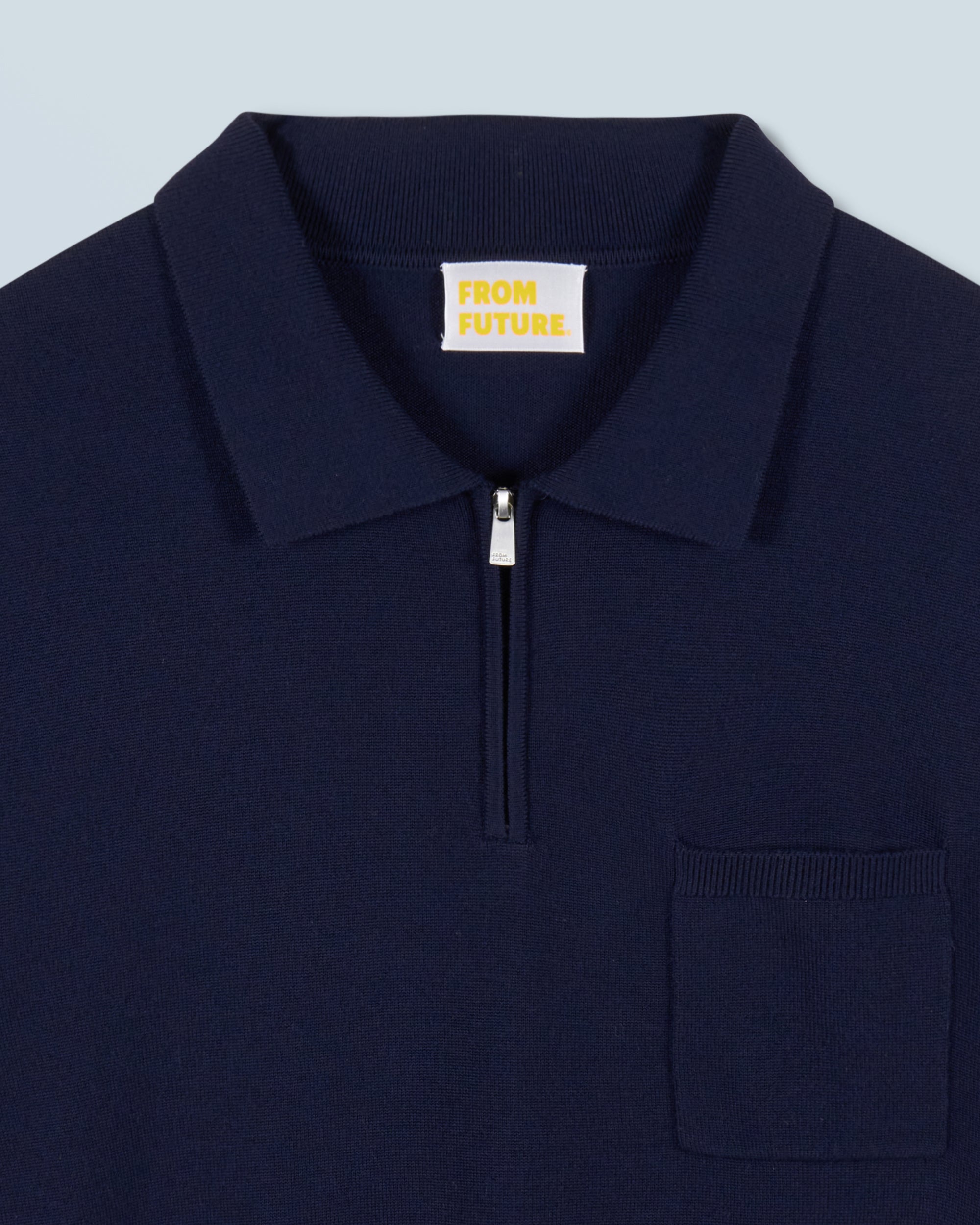 NAVY / DJV / QTY : 9 / Pull Col Camionneur - Navy