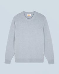 ICED BLUE / NEW / QTY : 7 / Pull Col Rond Basique - Iced Blue