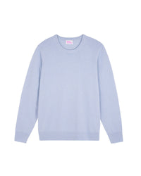 Pull à col rond en cachemire - Cloud Blue