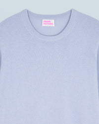 Pull à col rond en cachemire - Cloud Blue