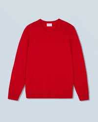 DARK RED / NEW / QTY : 19 / Pull Col Rond Basique - Dark Red