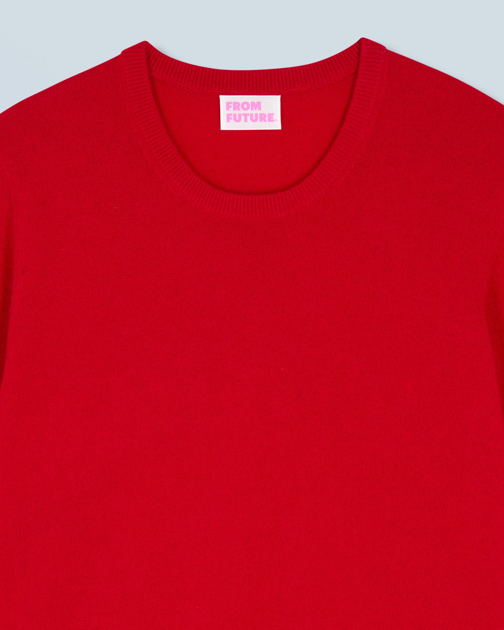 Cashmere round-neck jumper - Dark Red