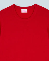 DARK RED / NEW / QTY : 19 / Pull Col Rond Basique - Dark Red