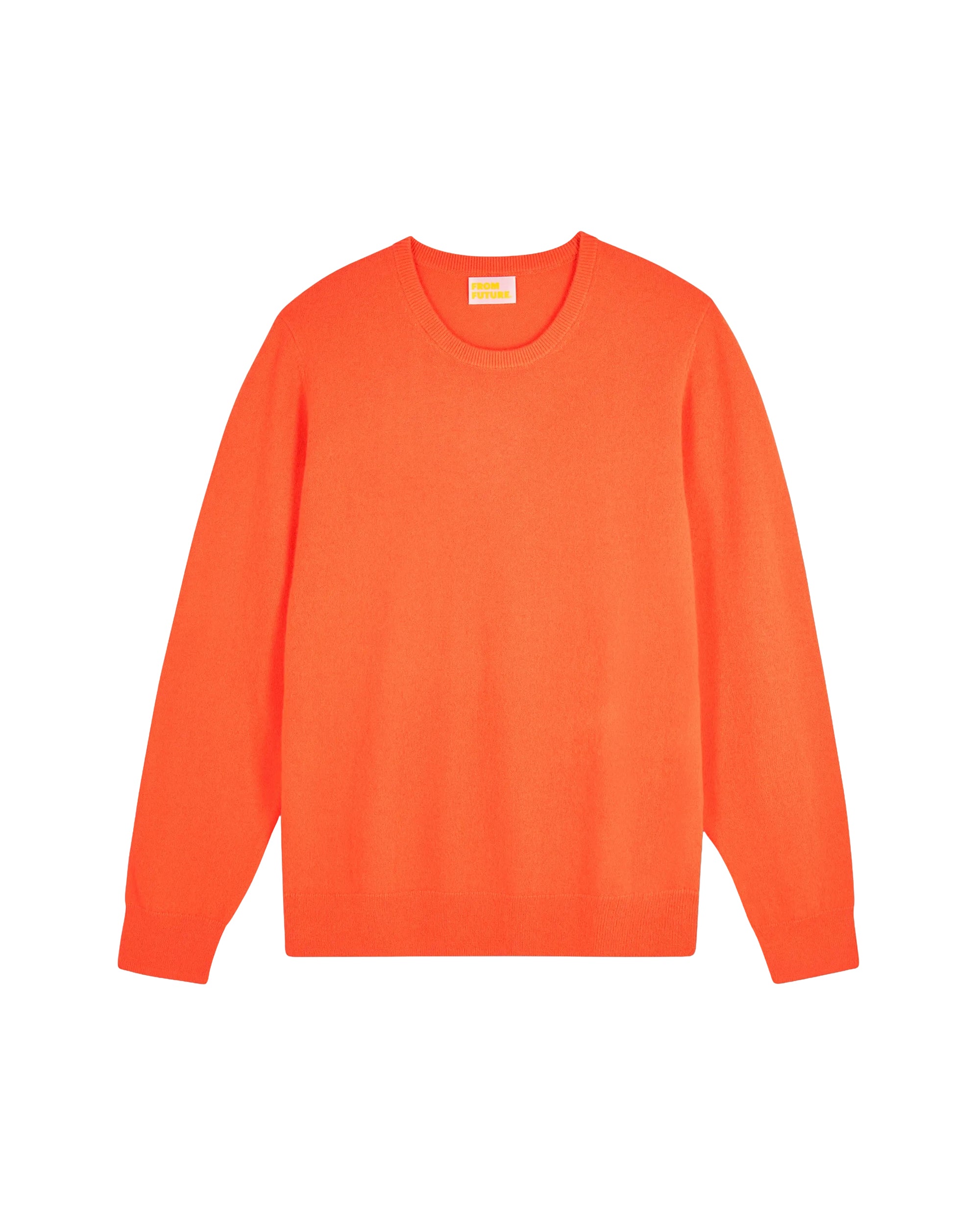 Pull à col rond en cachemire - Utopic Orange