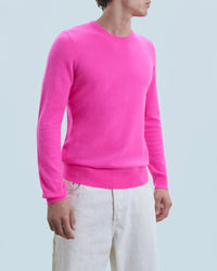 Pull à col rond en cachemire - Utopic Pink
