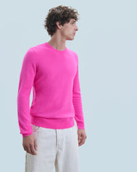 UTOPIC PINK / NEW / QTY : 4 / Pull Col Rond Basique - Utopic Pink