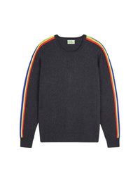 Pull à col rond en cachemire - Anthracite