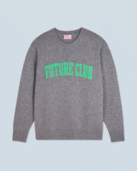 GRIS CHINE FONCE / NEW / QTY : 1 / Pull Col Rond - Gris Chine Fonce