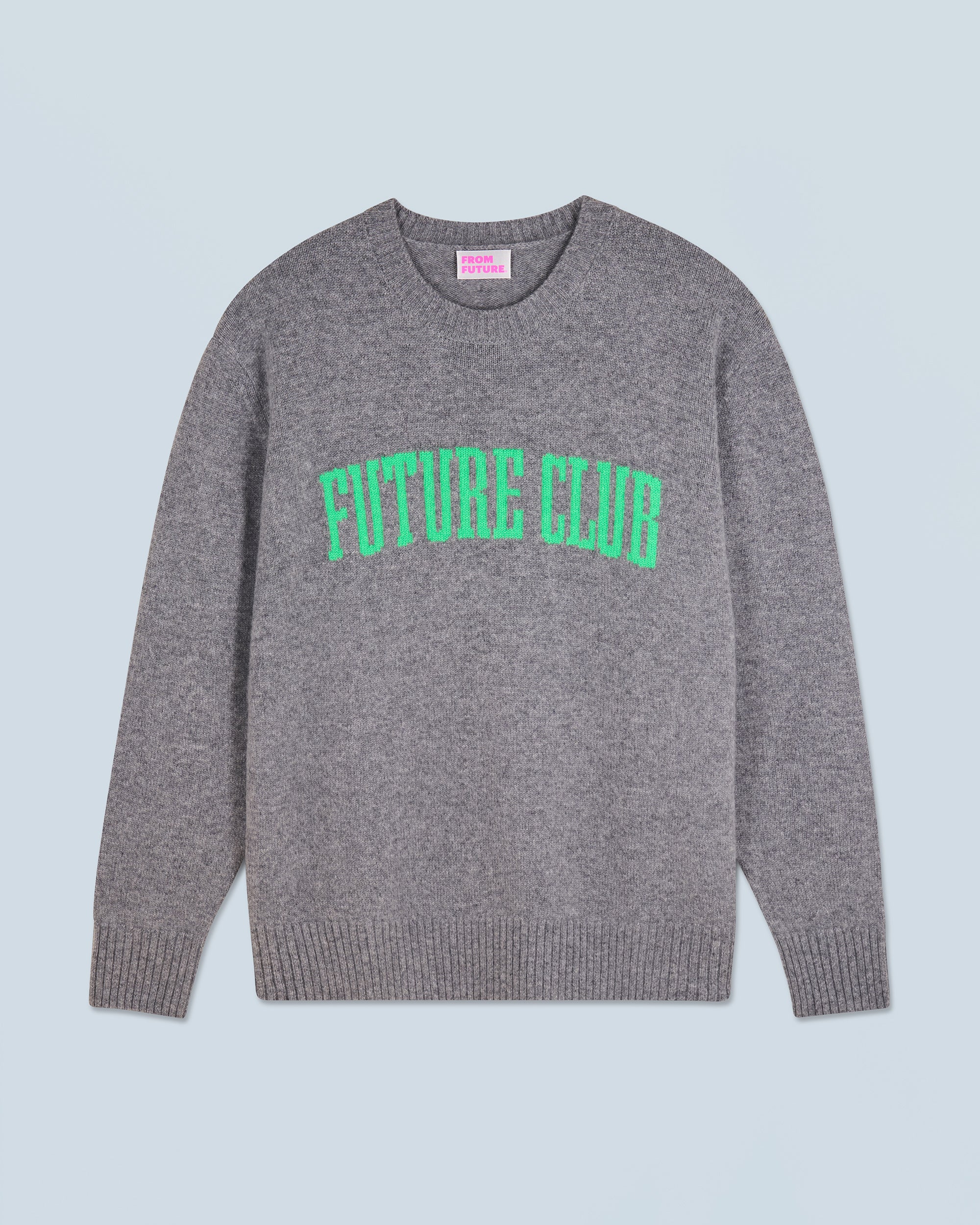GRIS CHINE FONCE / NEW / QTY : 1 / Pull Col Rond - Gris Chine Fonce
