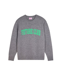 Pull à col rond en cachemire - Gris Chiné Foncé