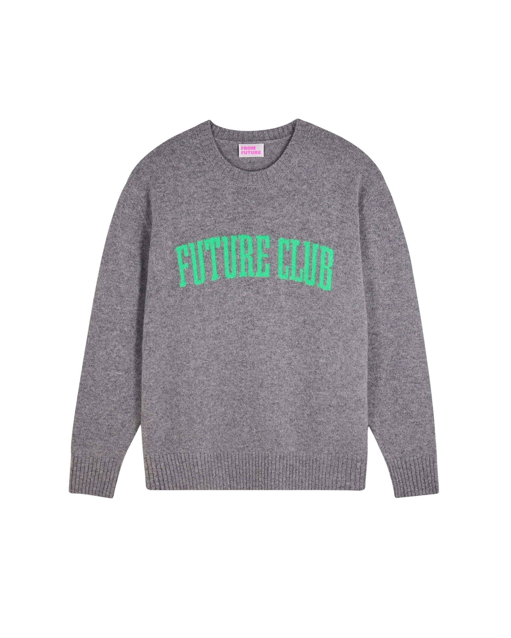 Pull à col rond en cachemire - Gris Chiné Foncé