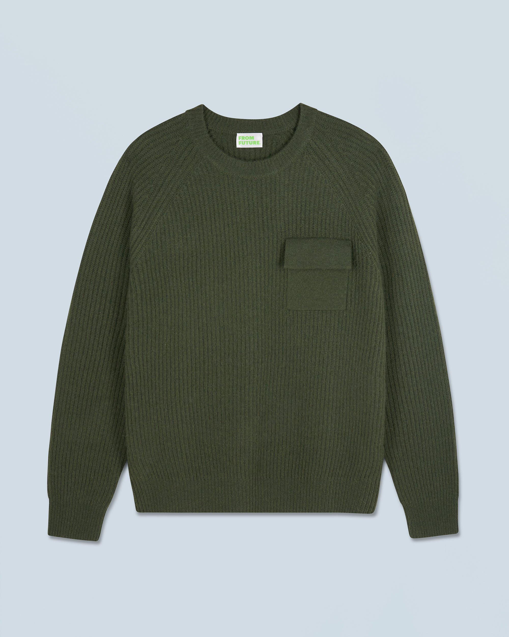 KAKI / NEW / QTY : 3 / Pull Col Rond - Kaki