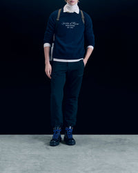 Pull à col rond en cachemire - Navy