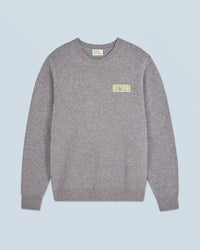 GRIS CHINE FONCE / NEW / QTY : 0 / Pull Col Rond - Gris Chine Fonce