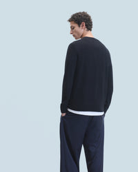 NOIR / DJV / QTY : 0 / Pull Col Rond - Noir