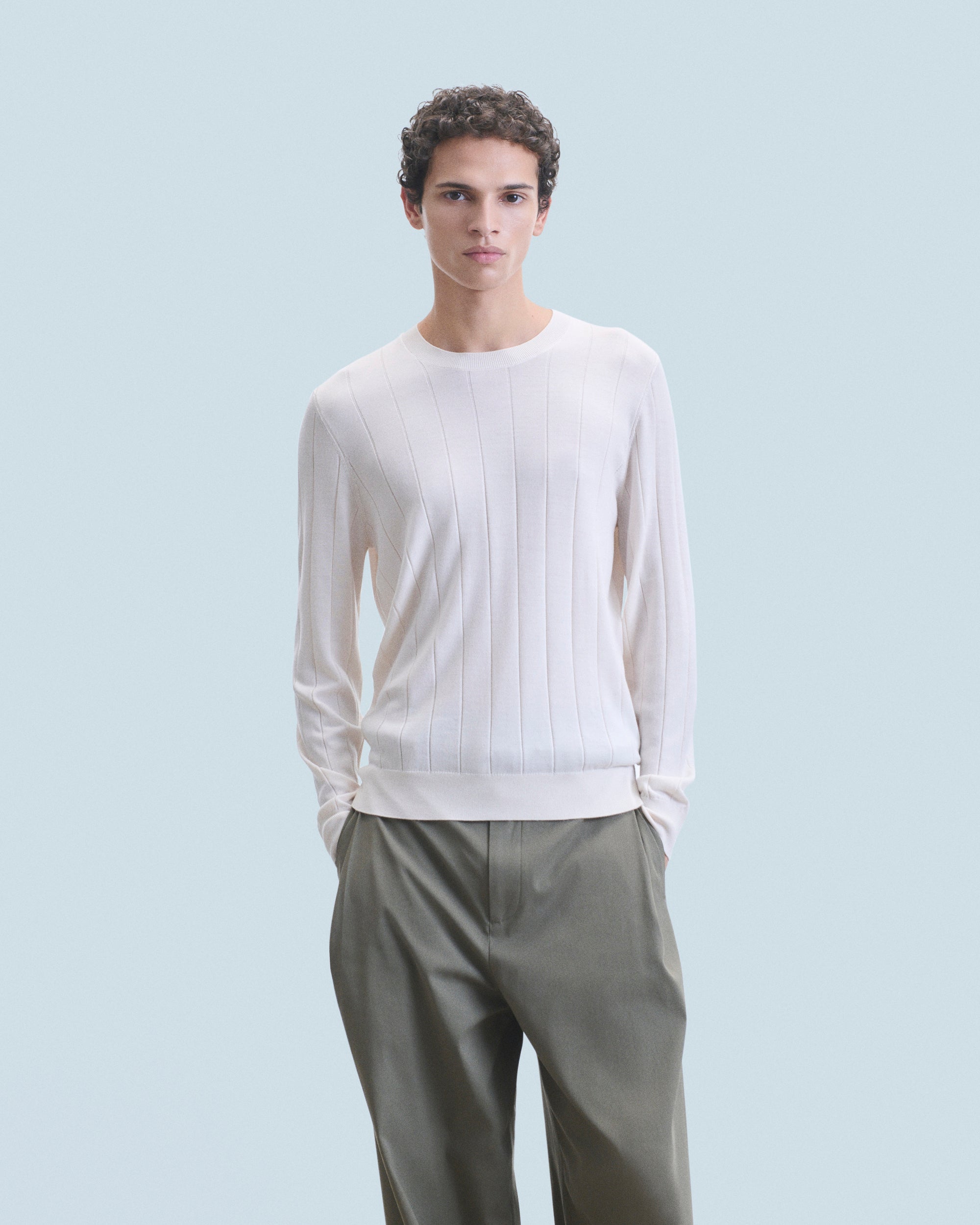 SABLE / DJV / QTY : 48 / Pull Col Rond - Sable