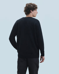 Y. ONLY PORTE / NOIR / DJV / QTY : 2 / Pull Col Rond Love Club - Noir