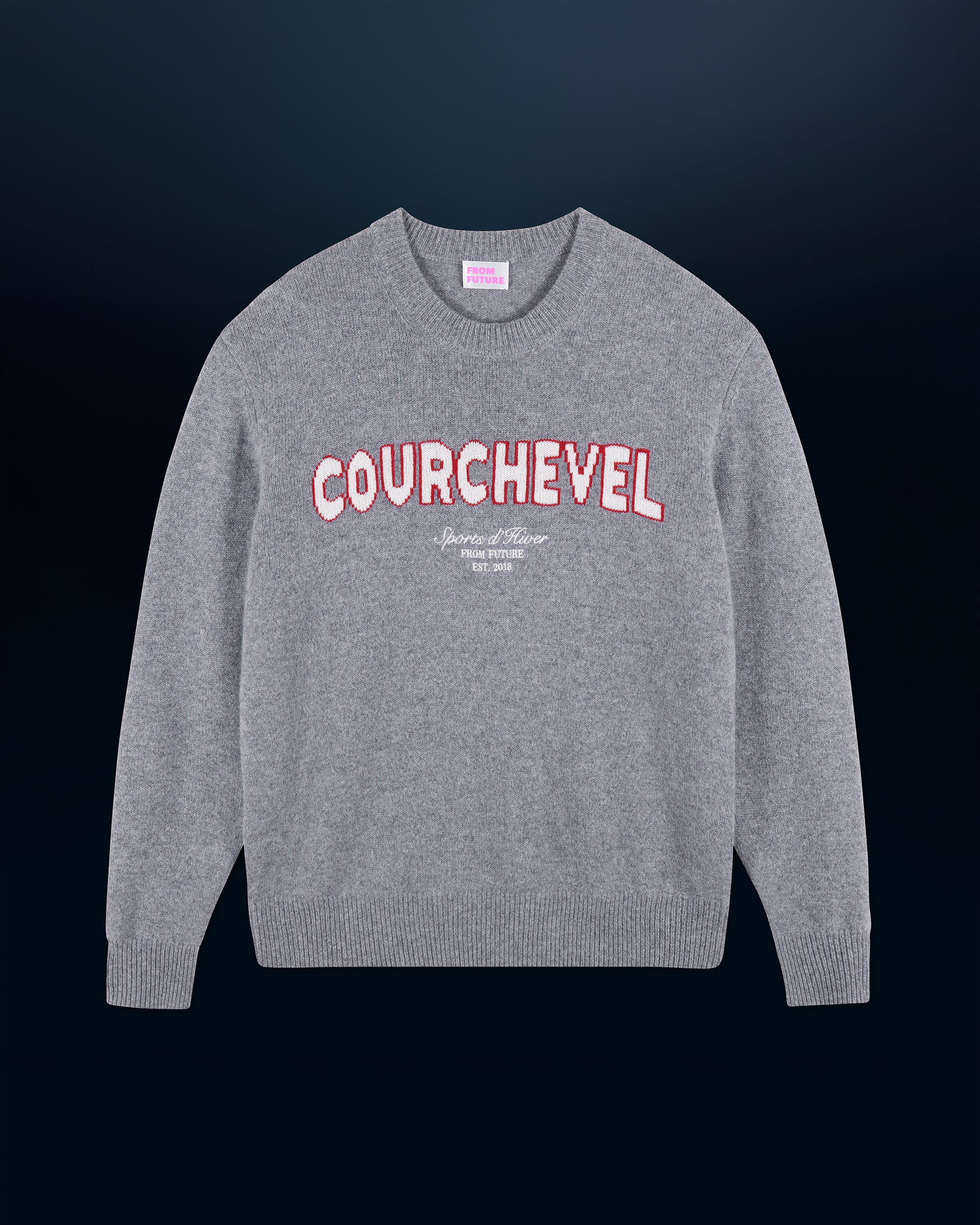 GRIS CHINE FONCE / NEW / QTY : 26 / Pull Col Rond Courchevel - Gris Chine Fonce
