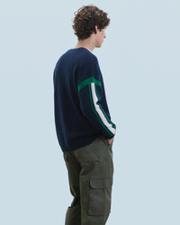 NAVY / NEW / QTY : 1 / Pull Col Rond - Navy