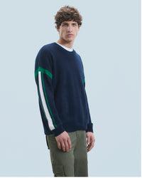 NAVY / NEW / QTY : 1 / Pull Col Rond - Navy