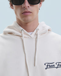 SABLE / NEW / QTY : 15 / Sweatshirt Hoodie Marché Aux Fleurs - Sable