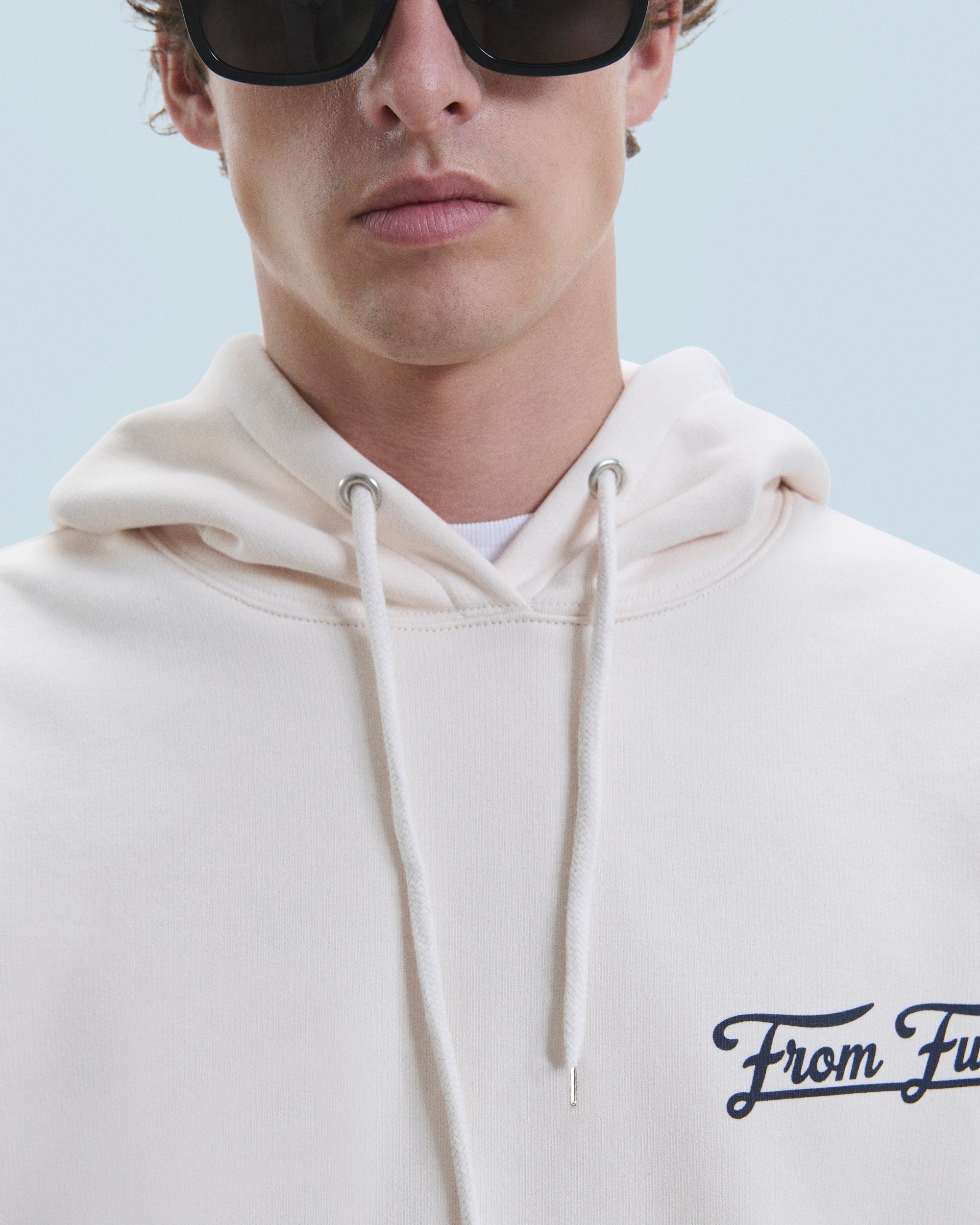 SABLE / NEW / QTY : 15 / Sweatshirt Hoodie Marché Aux Fleurs - Sable