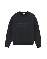 Sweatshirt à col rond - Washed Black
