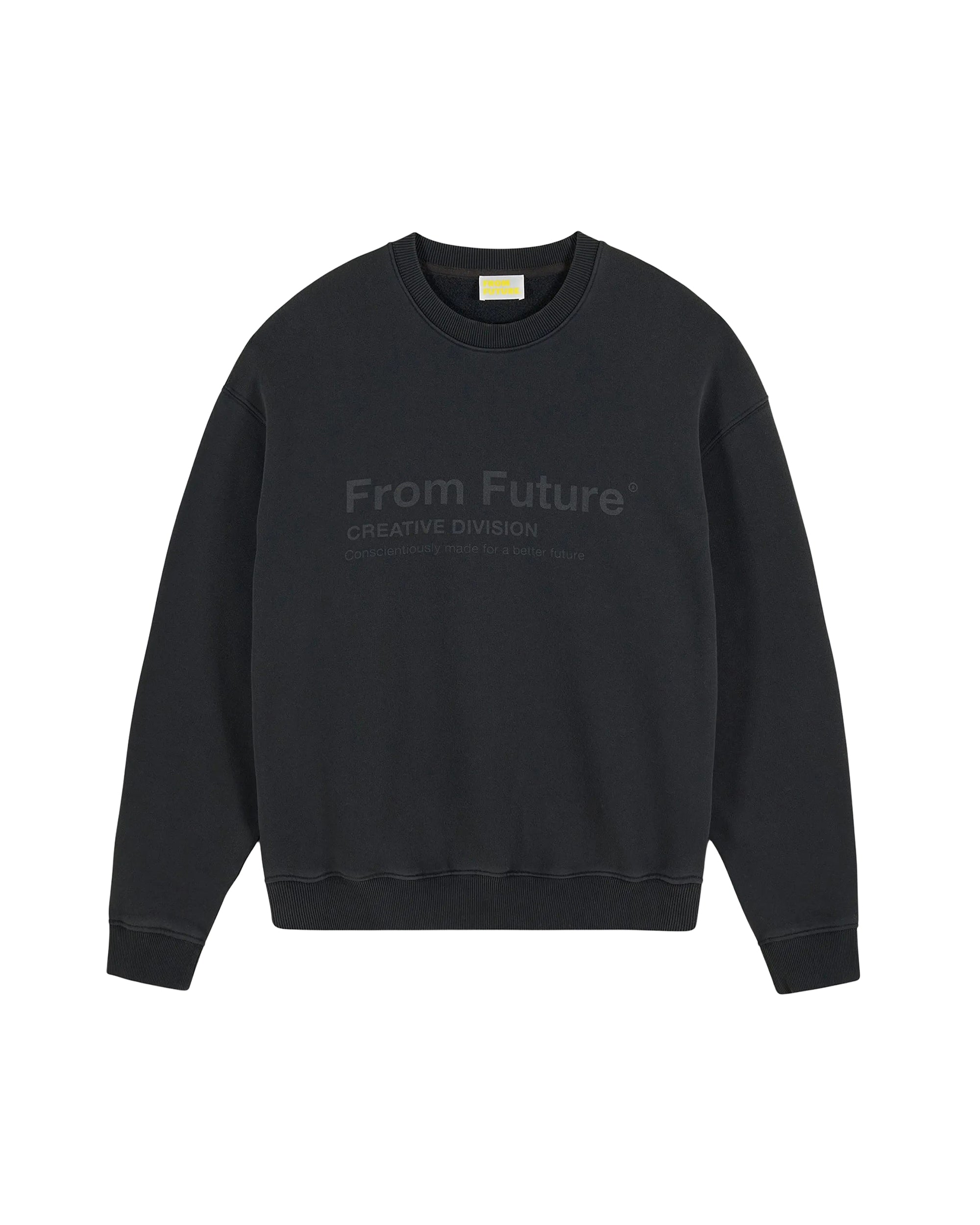 Sweatshirt à col rond - Washed Black