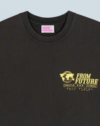 T-shirt à col rond - Washed Black