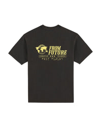 T-shirt à col rond - Washed Black