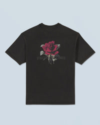 T-shirt à col rond - Washed Black
