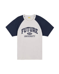 T-shirt à col rond Future University - Sable