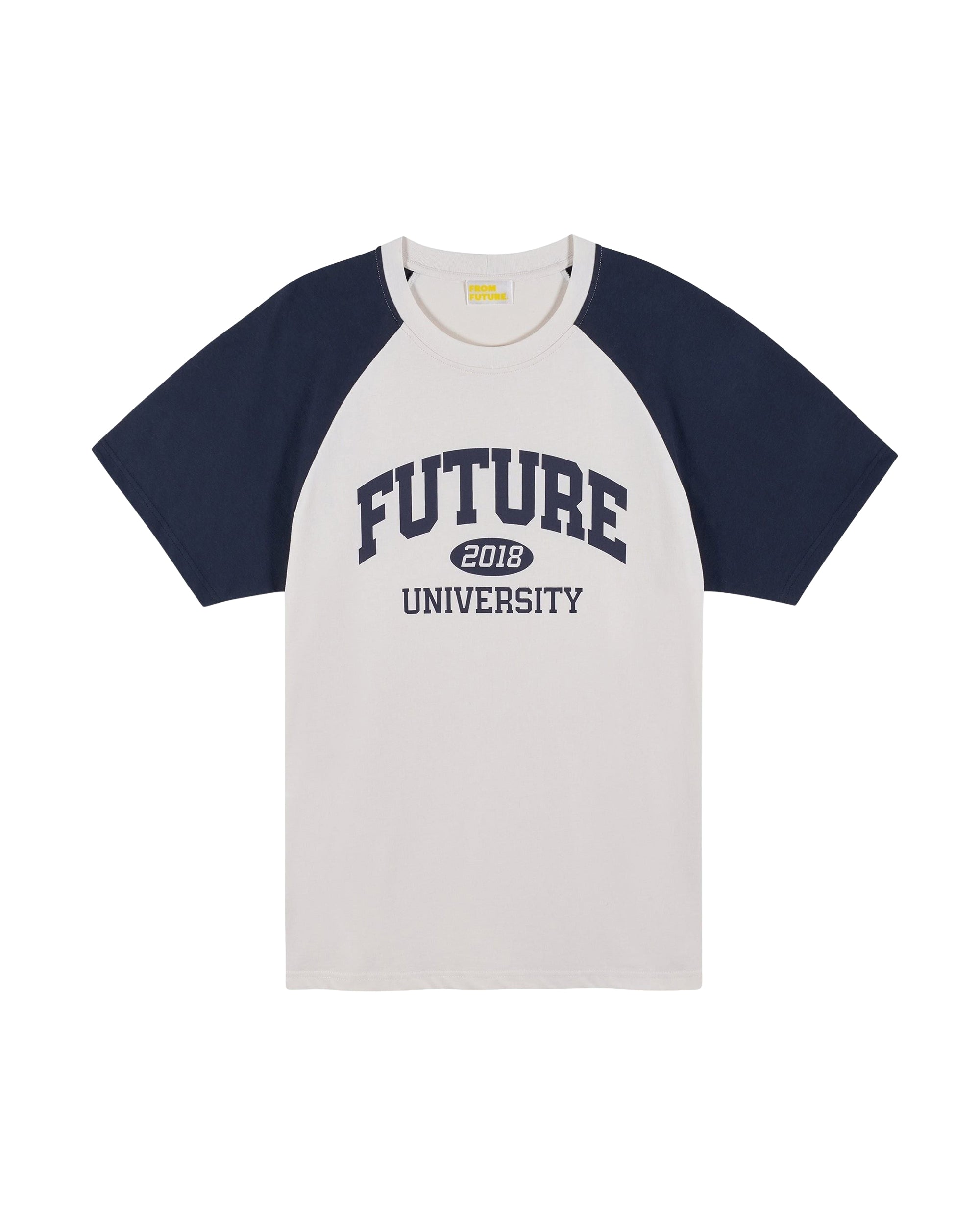 T-shirt à col rond Future University - Sable